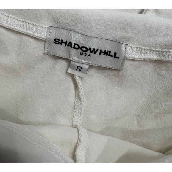 Shadow Hill Foldover Flare Pants in White - Picture 7 of 7